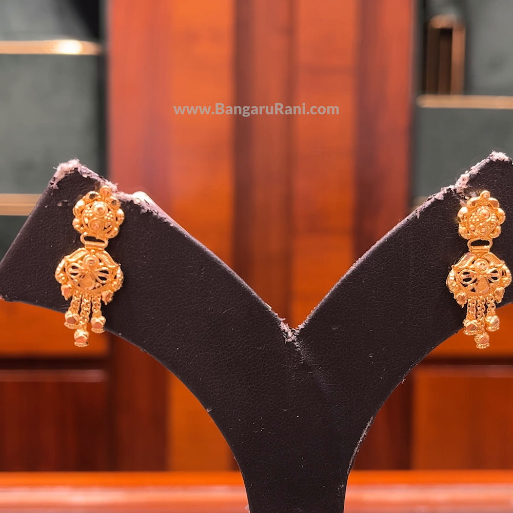 Chennai Shopping Mall 4.57gms EARRINGS 22K Yellow Gold