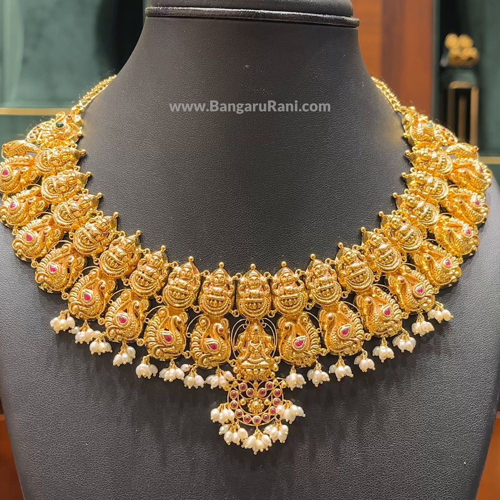 Chennai Shopping Mall 39.25gms CHOKER 22K Yellow Gold