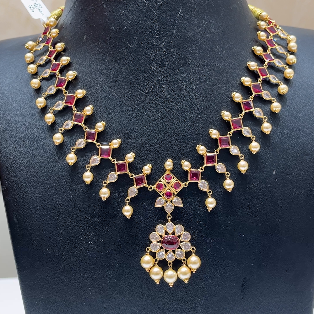 MUKUNDA JEWELLERS 10.5gms NECKLACE 22K Beads Jewellery