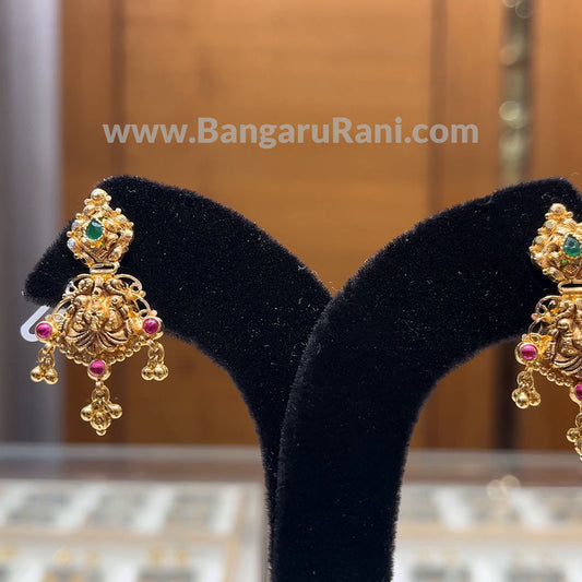 Chennai Shopping Mall 6.9gms EARRINGS 22K Nakshi