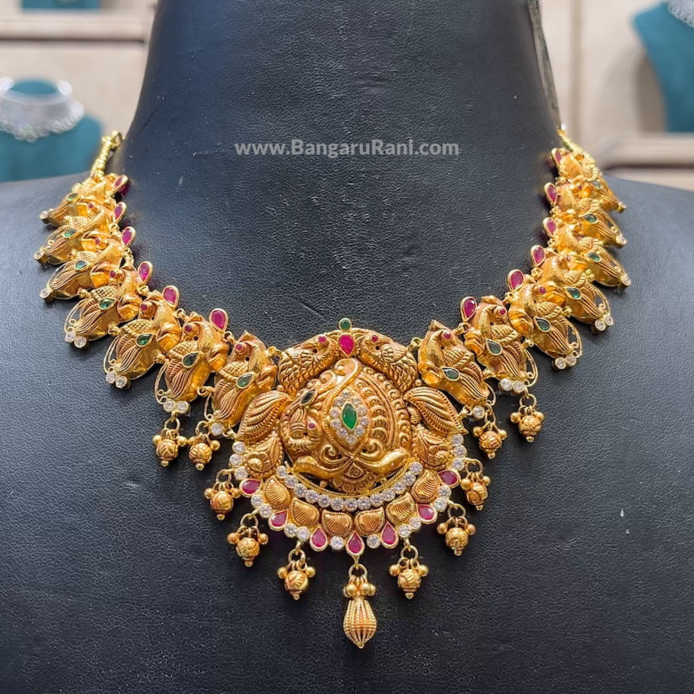 Chennai Shopping Mall 28.175gms NECKLACE 22K Nakshi