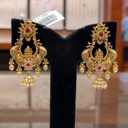 RS BROTHERS 10.562gms EARRINGS 22K Yellow Gold