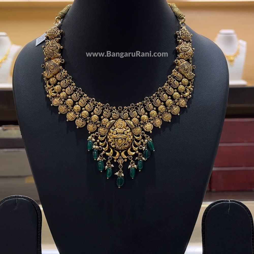 32.45gms NECKLACE 22K Antique