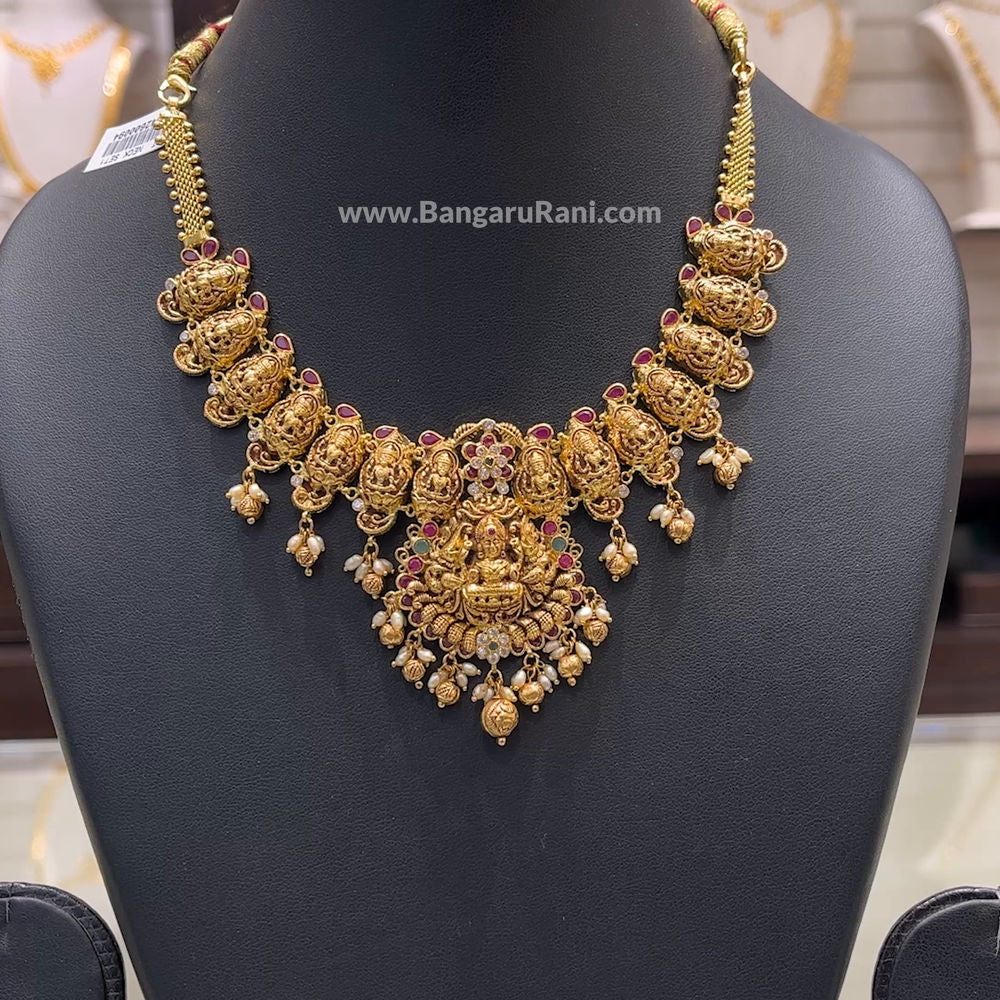 26.853gms NECKLACE 22K Antique