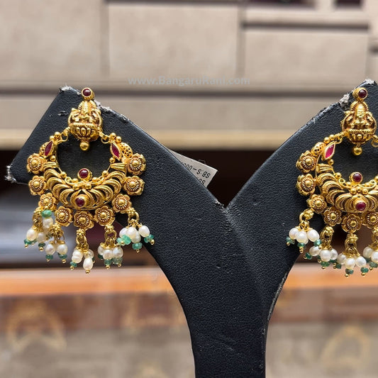 Chennai Shopping Mall 11.87gms EARRINGS 22K Antique