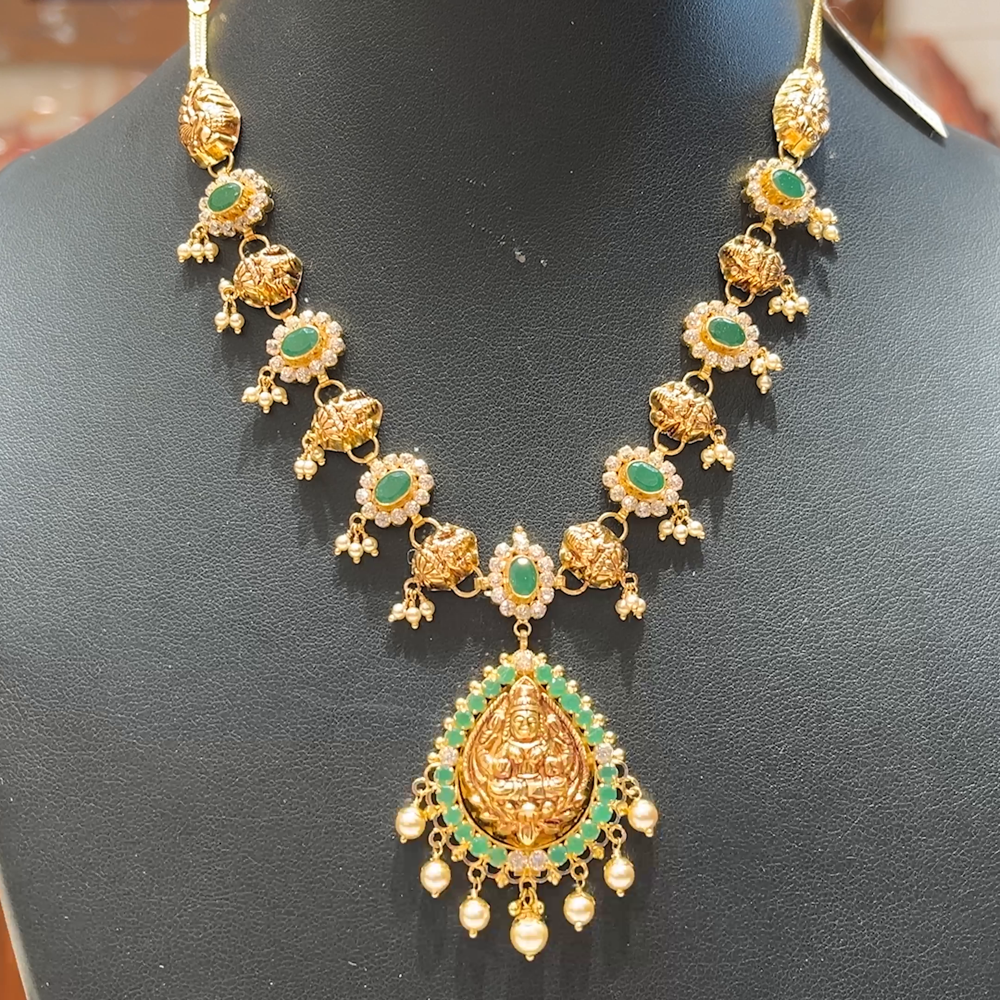 MUKUNDA JEWELLERS 17.376gms NECKLACE 22K Antique