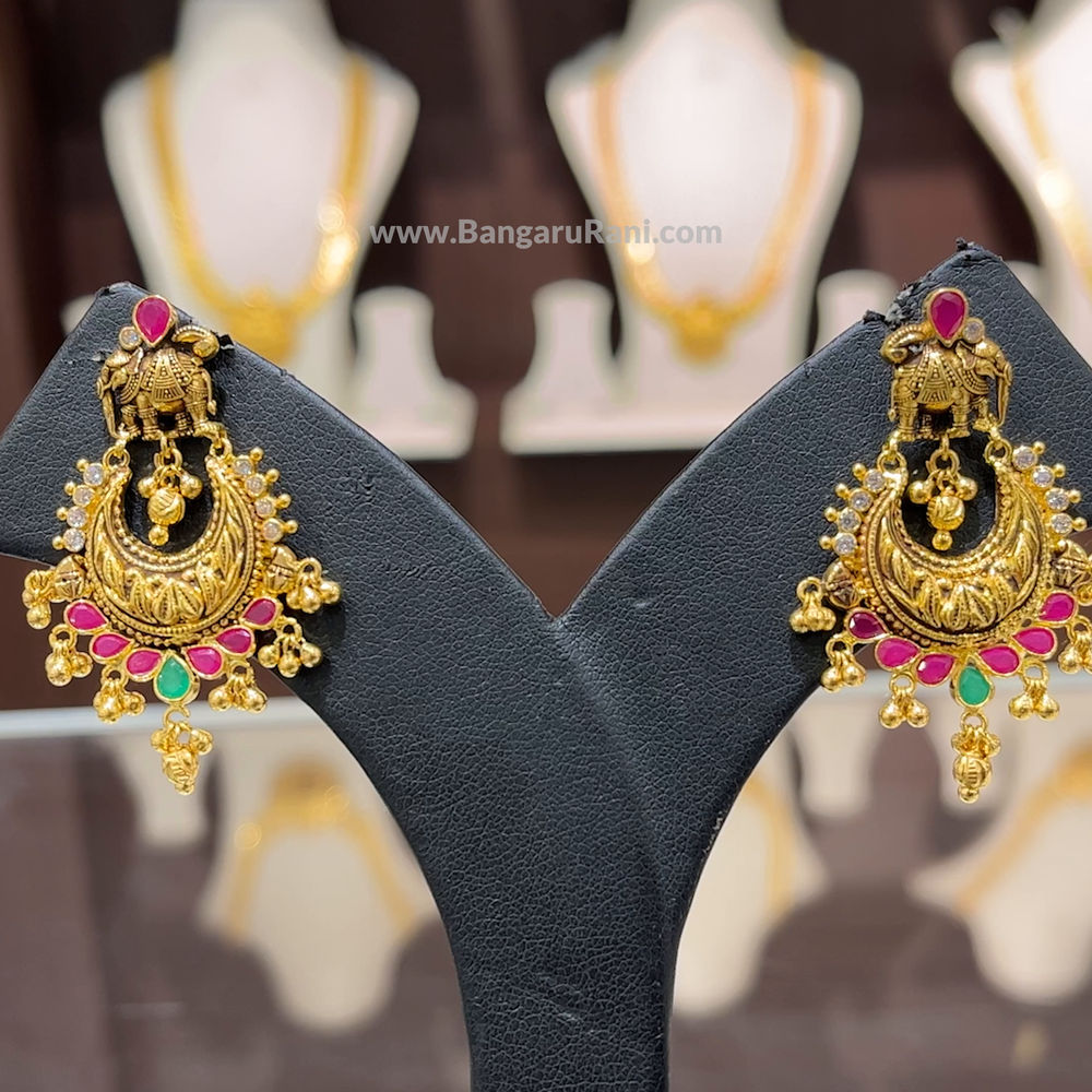 CMR 9.857gms EARRINGS 22K Yellow Gold