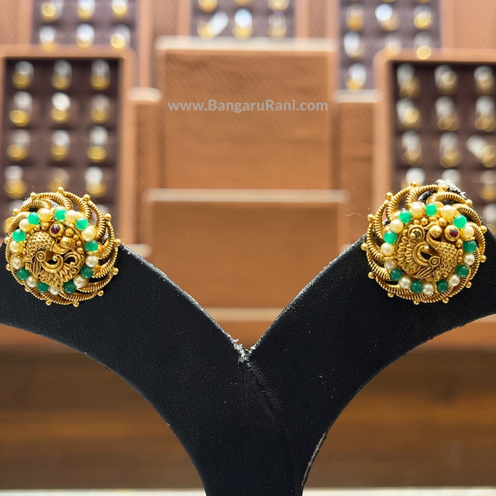 CMR 8.337gms EARRINGS 22K Antique