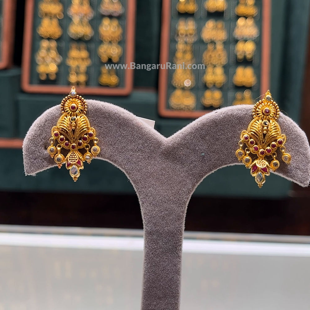 6.355gms EARRINGS 22K Yellow Gold