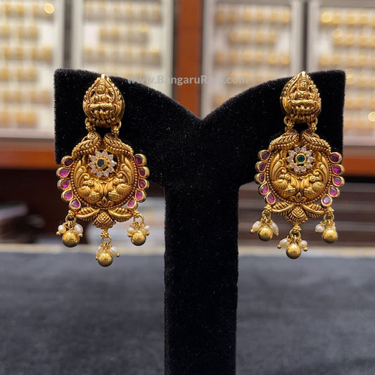 11.506gms EARRINGS 22K Nakshi