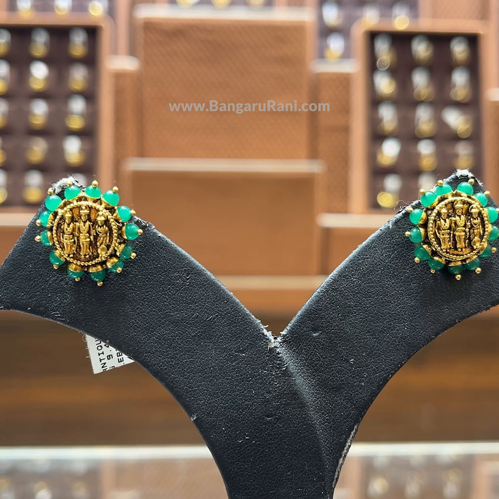 CMR 7.939gms EARRINGS 22K Antique