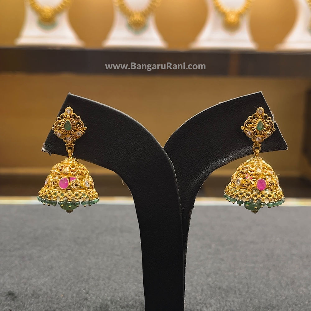 16.65gms EARRINGS 22K Yellow Gold