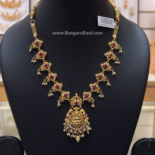 23.315gms NECKLACE 22K Antique