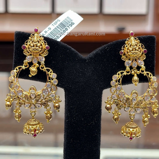 RS BROTHERS 11.515gms EARRINGS 22K Yellow Gold