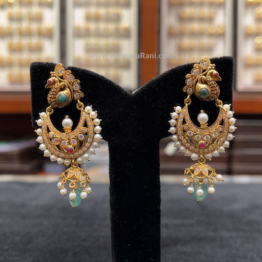 6.34gms EARRINGS 22K Yellow Gold