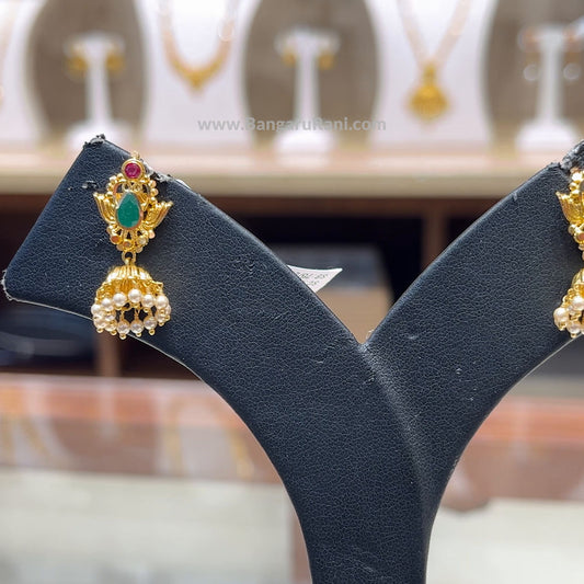 Chennai Shopping Mall 4.565gms EARRINGS 22K Yellow Gold