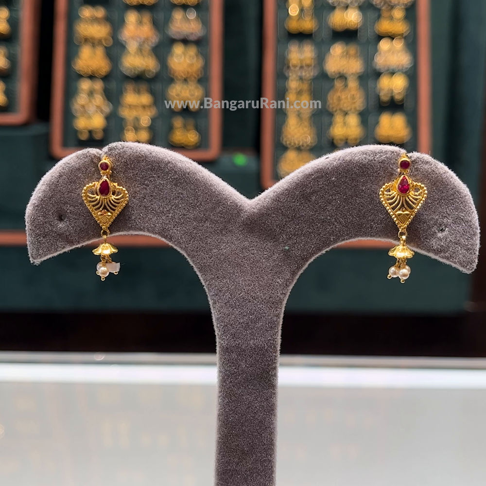 2.404gms EARRINGS 22K Yellow Gold