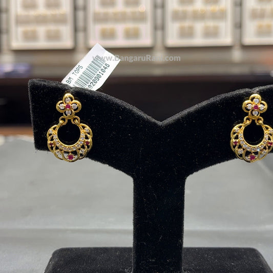 5.708gms EARRINGS 22K Yellow Gold