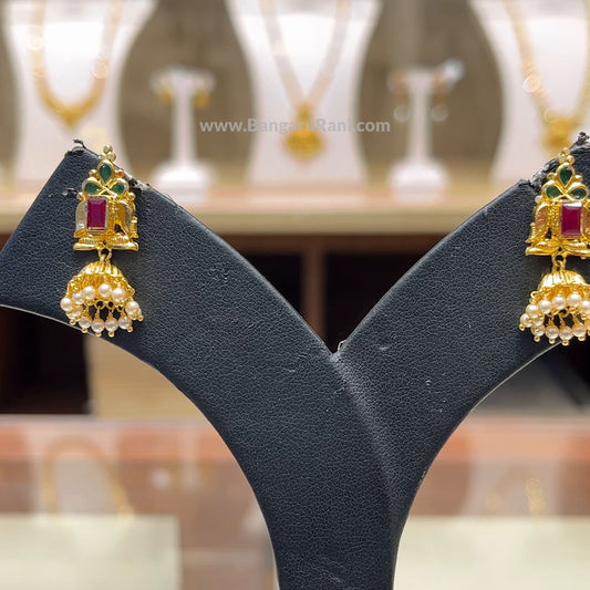 Chennai Shopping Mall 4.035gms EARRINGS 22K Yellow Gold