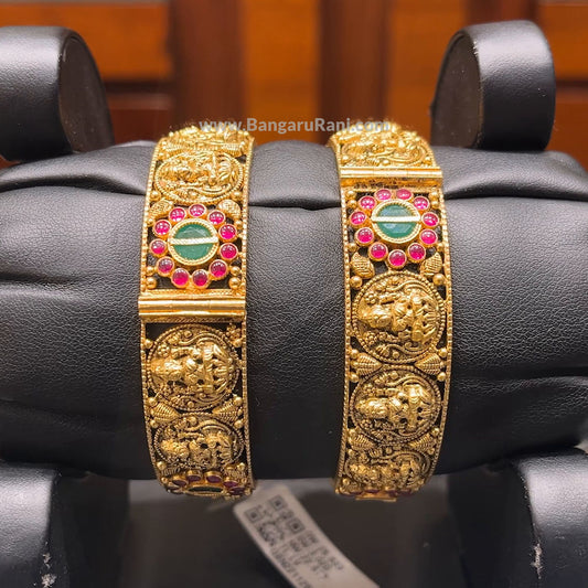 Chennai Shopping Mall 21.81gms BANGLES 22K Yellow Gold