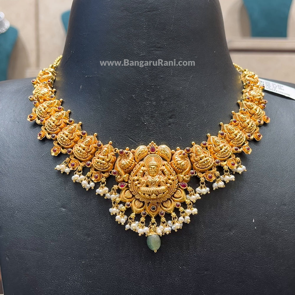 Chennai Shopping Mall 32.364gms NECKLACE 22K Nakshi