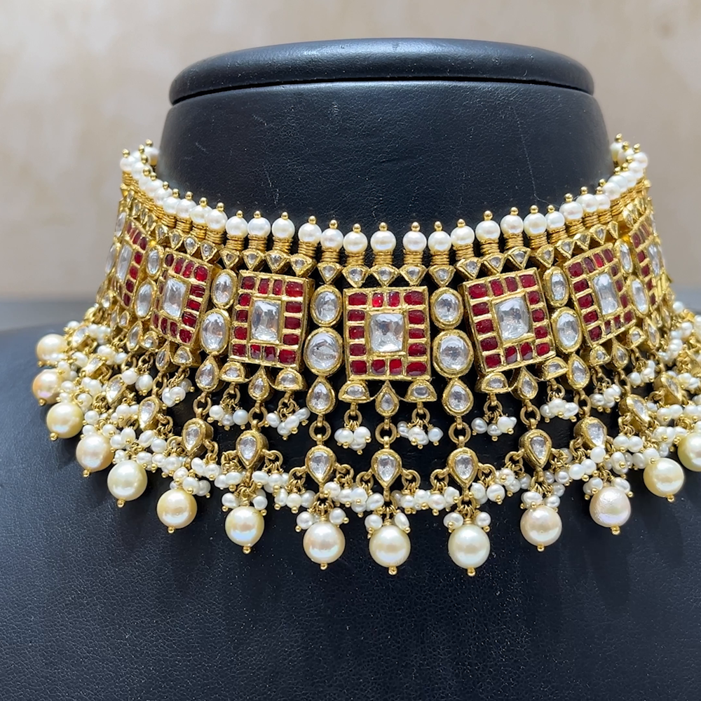 MUKUNDA JEWELLERS 73.42gms CHOKER 22K Yellow Gold