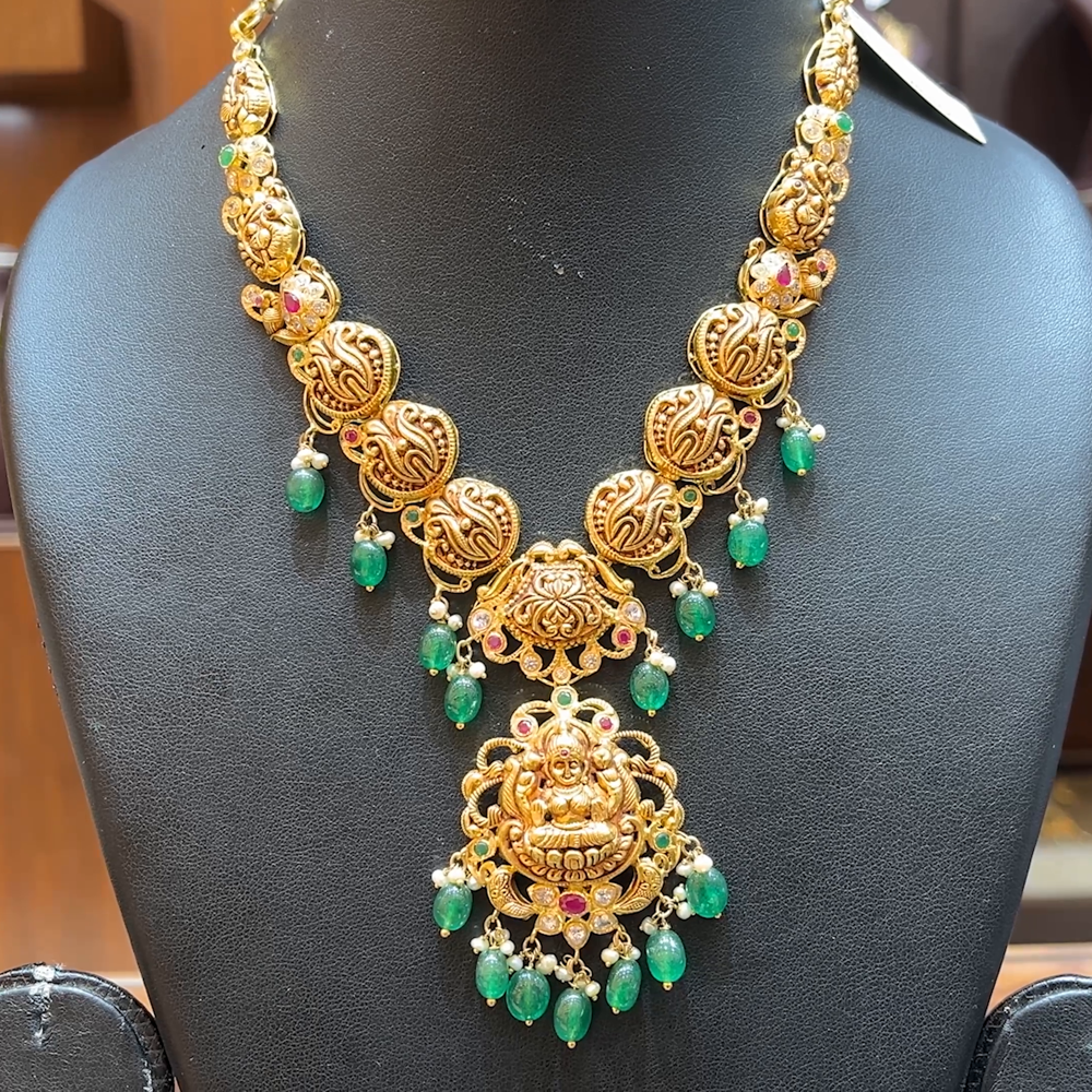 Chennai Shopping Mall 15.285gms NECKLACE 22K Antique