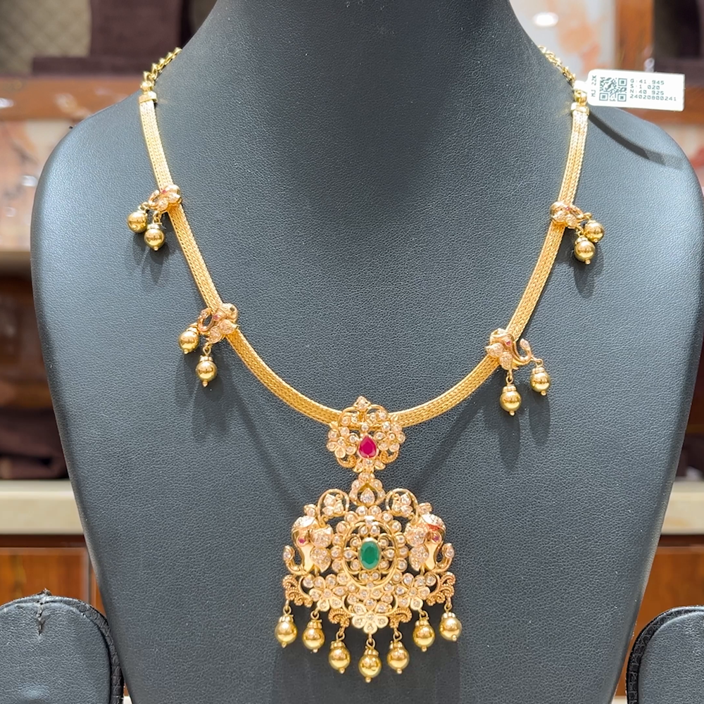 MUKUNDA JEWELLERS 40.925gms NECKLACE 22K Yellow Gold