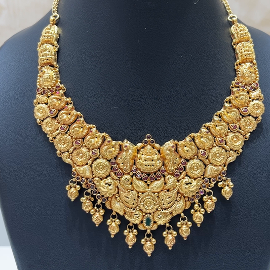 MUKUNDA JEWELLERS 52.36gms NECKLACE 22K Antique