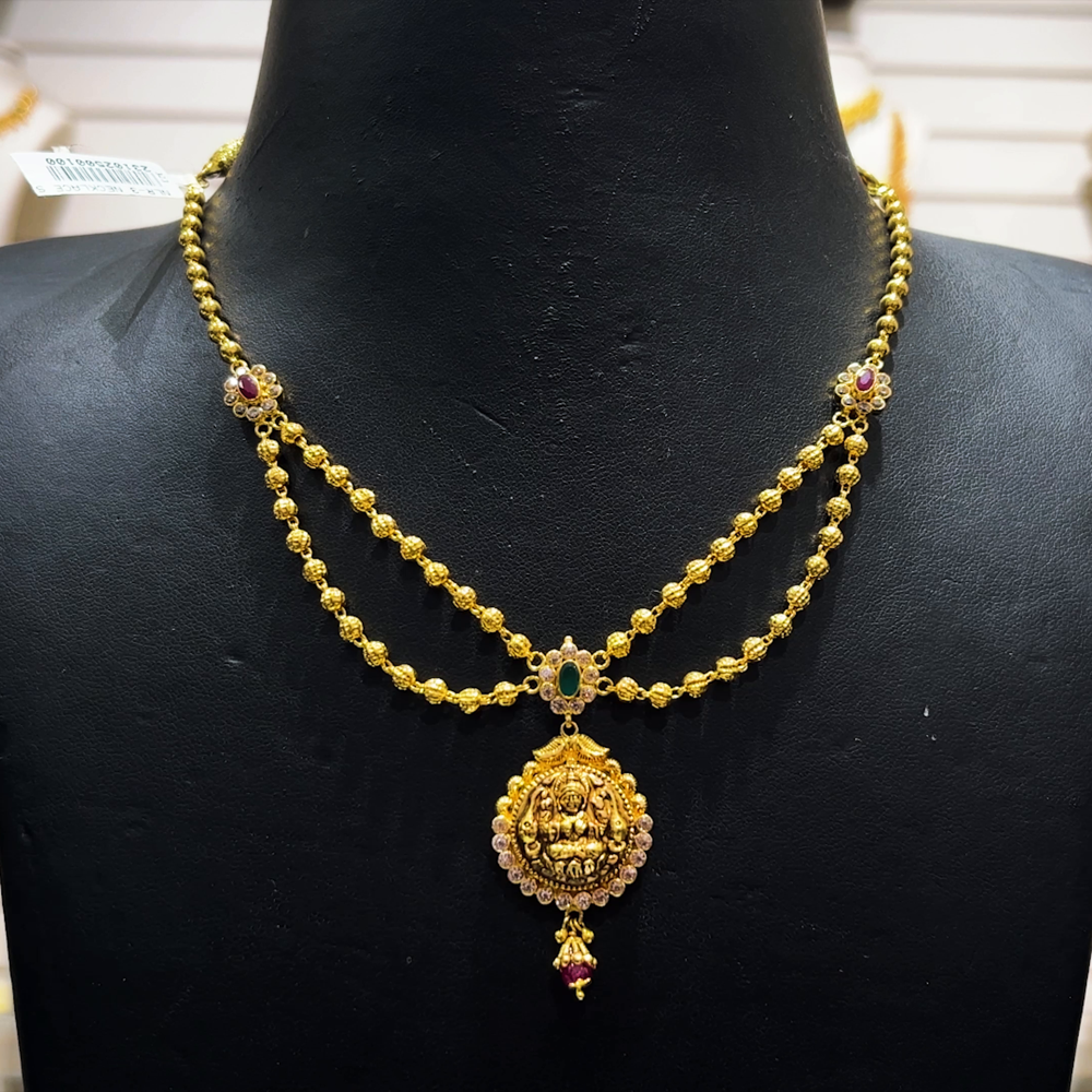 SOUTH INDIA 9.4gms NECKLACE 22K Yellow Gold