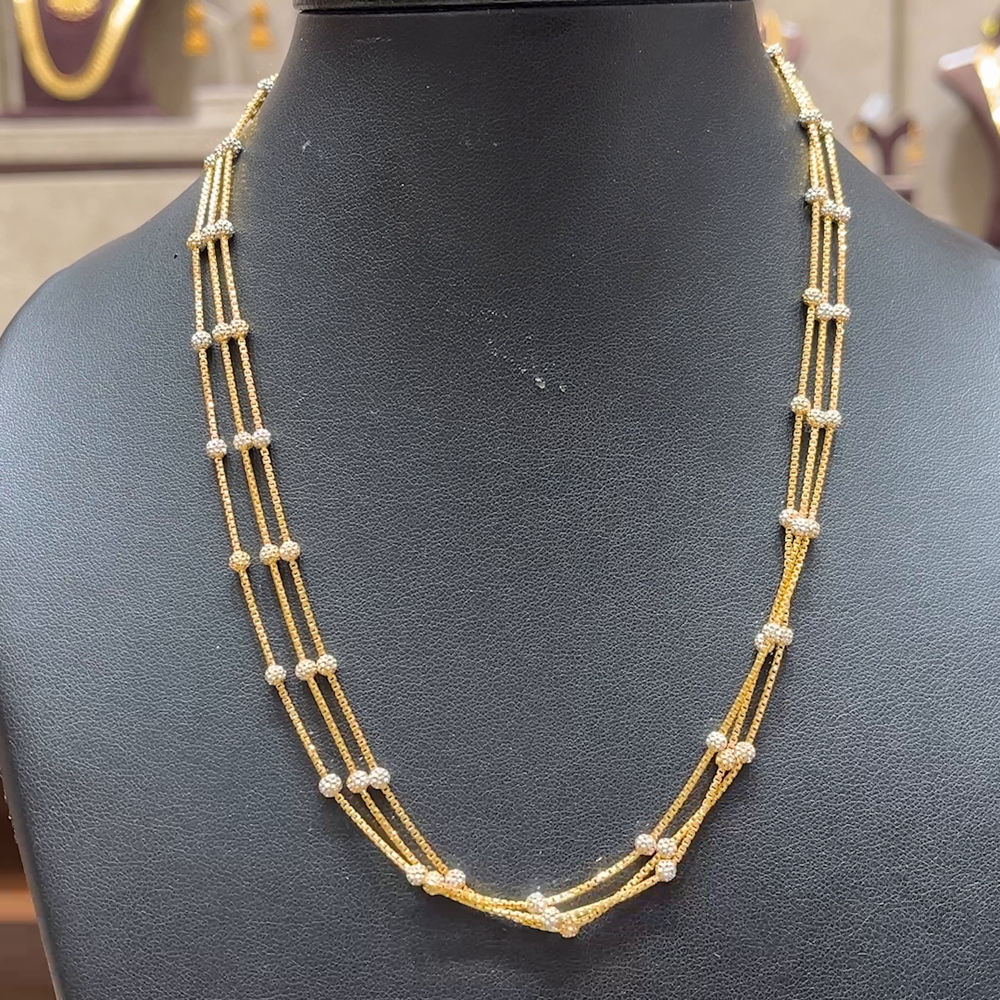 Chennai Shopping Mall 19.34gms CHAINS 22K Yellow Gold