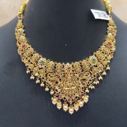 MUKUNDA JEWELLERS 20.39gms NECKLACE 22K Antique