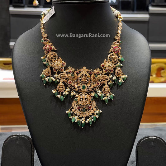 48.512gms NECKLACE 22K Antique