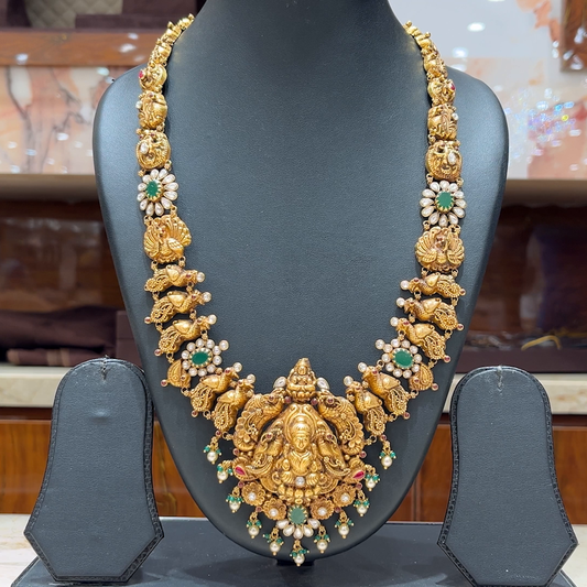 MUKUNDA JEWELLERS 73.015gms HARAMS 22K Nakshi