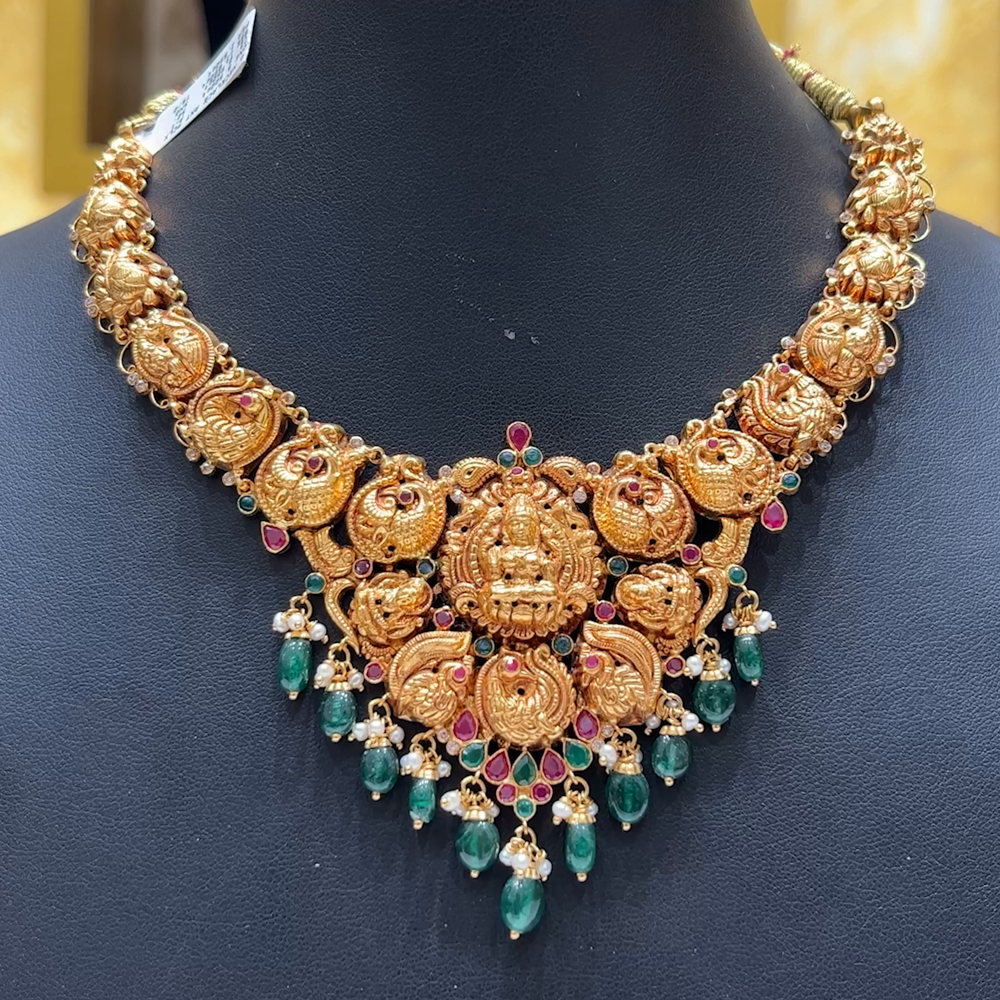 MUKUNDA JEWELLERS 25.13gms NECKLACE 22K Antique