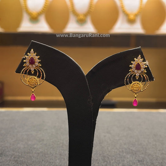 5.588gms EARRINGS 22K Yellow Gold