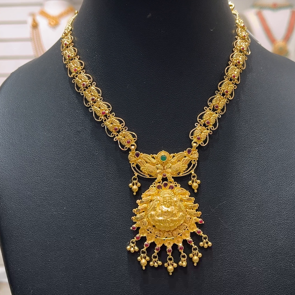 SOUTH INDIA 22.326gms NECKLACE 22K Yellow Gold