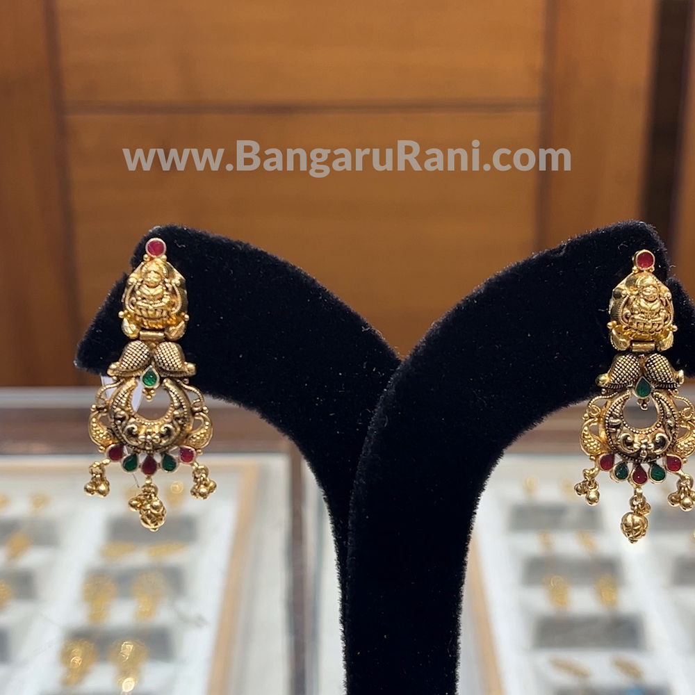 Chennai Shopping Mall 7.591gms EARRINGS 22K Nakshi