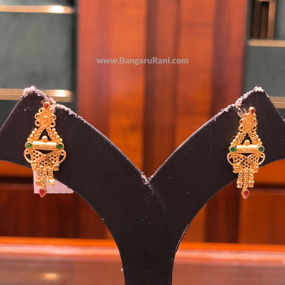 Chennai Shopping Mall 4.238gms EARRINGS 22K Yellow Gold