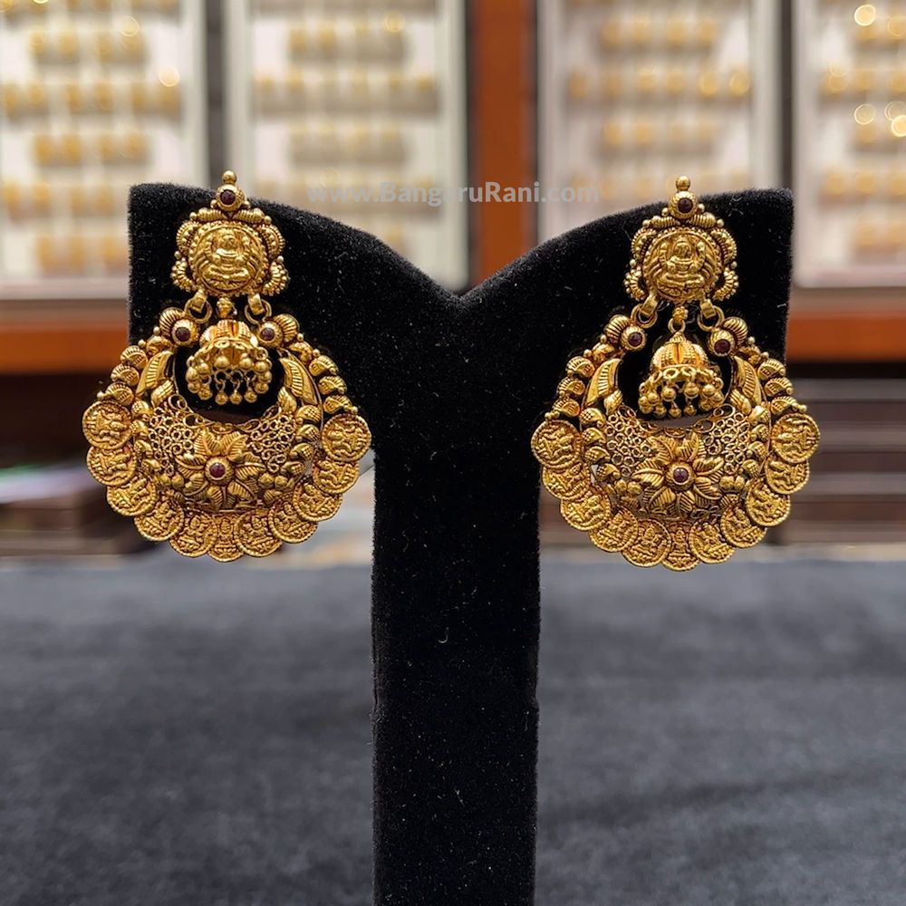 10.907gms EARRINGS 22K Nakshi