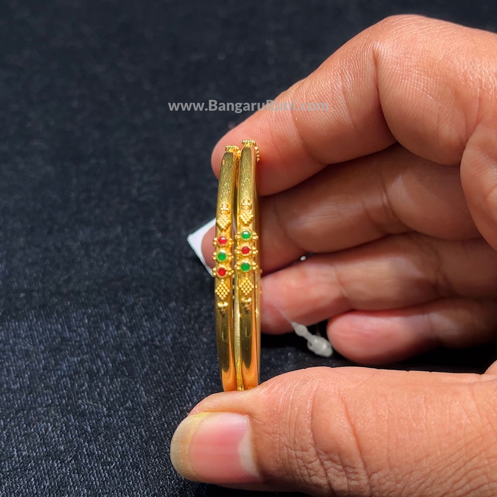 12.98gms Baby Bangles 22K Yellow Gold