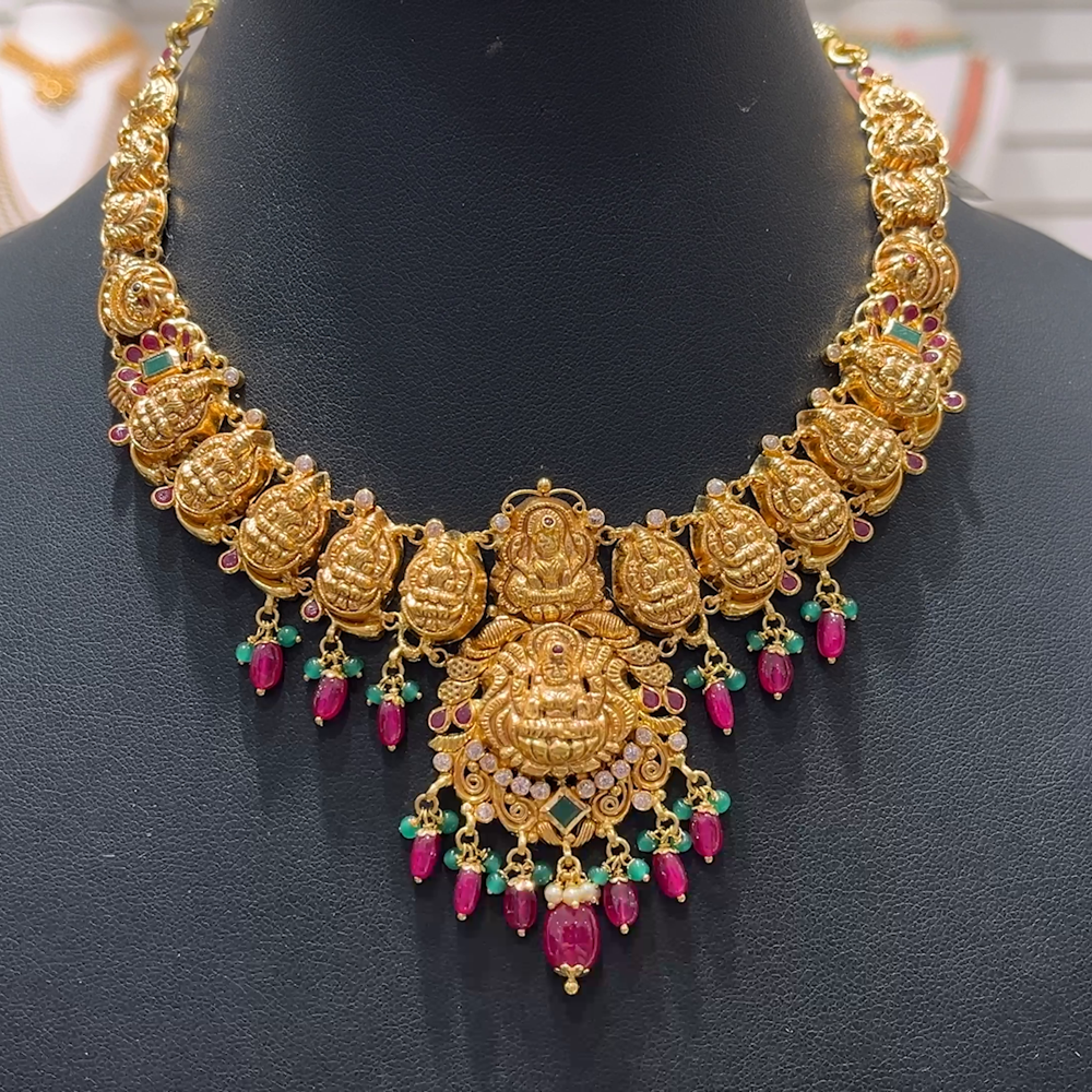 SOUTH INDIA 26.855gms NECKLACE 22K Yellow Gold