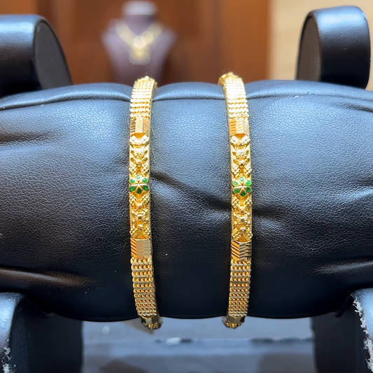 Chennai Shopping Mall 23.18gms BANGLES 22K Yellow Gold