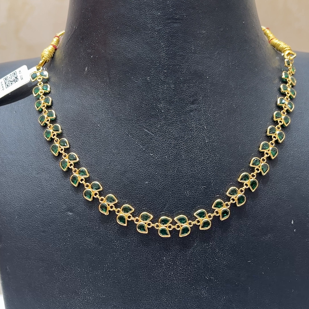 MUKUNDA JEWELLERS 5.18gms NECKLACE 22K Yellow Gold