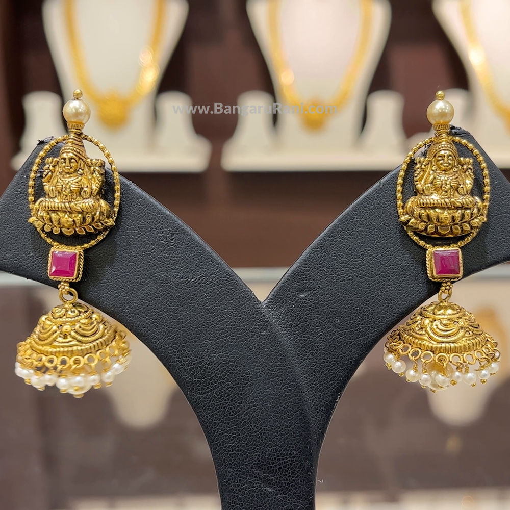 CMR 12.455gms EARRINGS 22K Yellow Gold