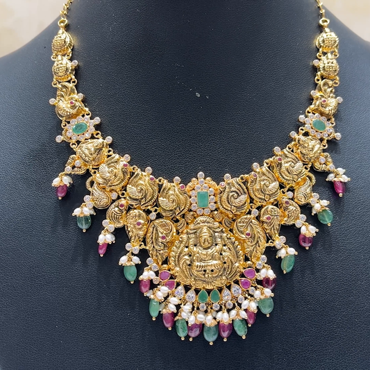 MUKUNDA JEWELLERS 29.152gms NECKLACE 22K Antique