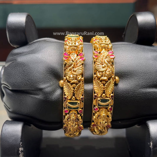 CMR 39.232gms BANGLES 22K Antique