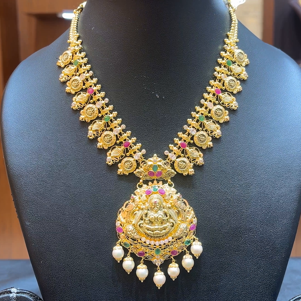 Chennai Shopping Mall 15.71gms NECKLACE 22K Antique