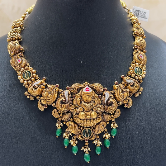 MUKUNDA JEWELLERS 29.35gms NECKLACE 22K Nakshi