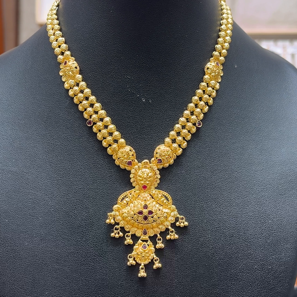 Chennai Shopping Mall 21.25gms NECKLACE 22K Yellow Gold